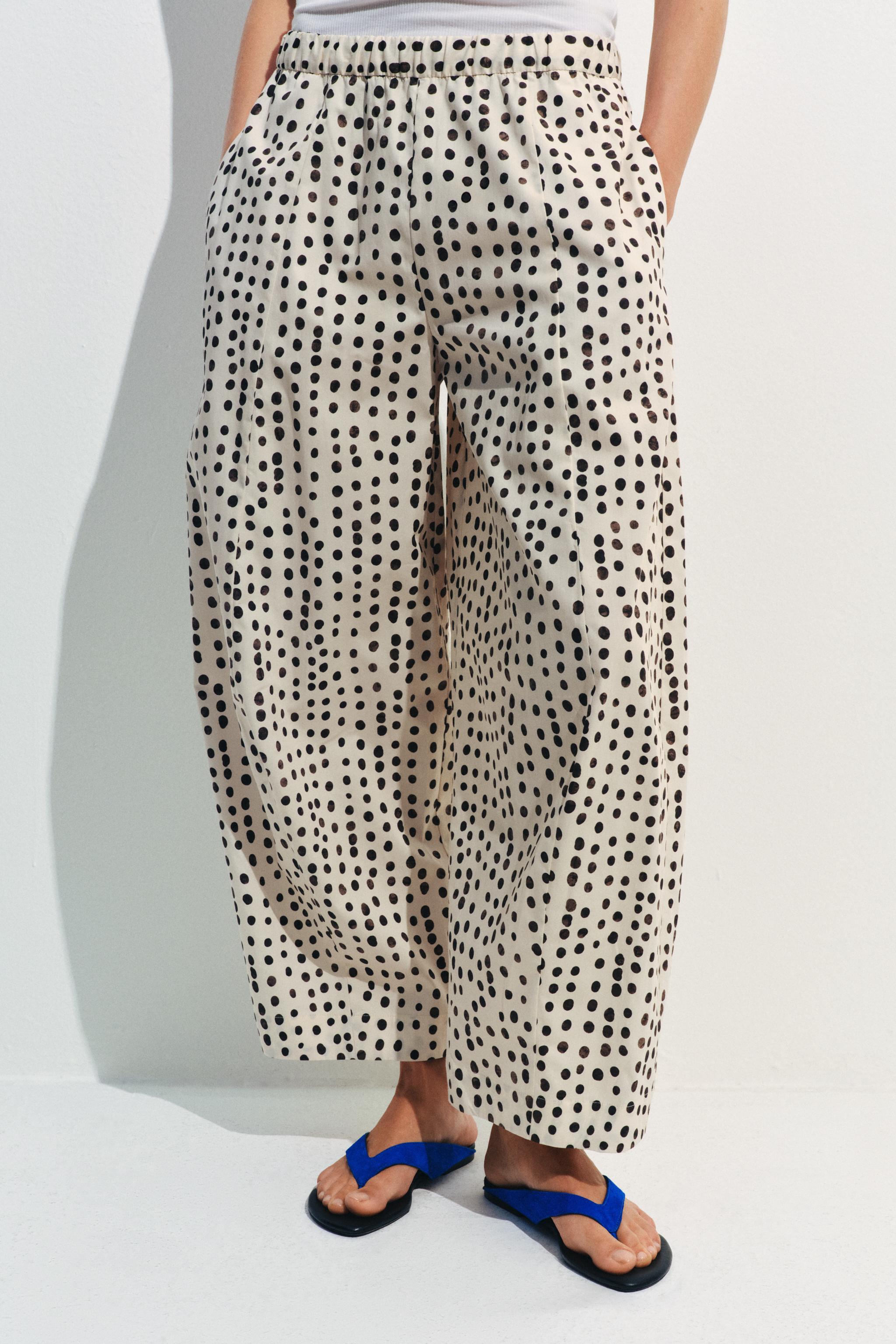 ZW COLLECTION POLKA DOT PAJAMA PANTS